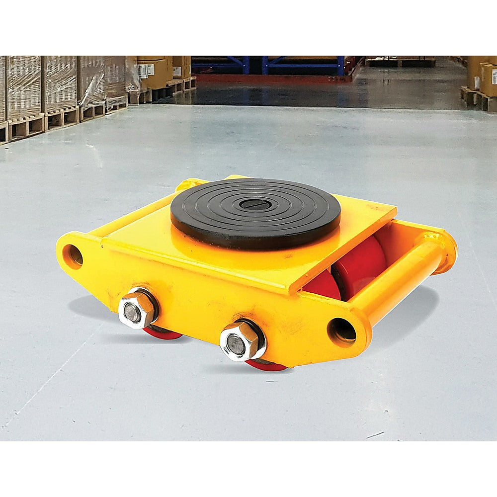 Heavy Duty Machine Dolly Skate Machinery Roller Mover Cargo Trolley 6T