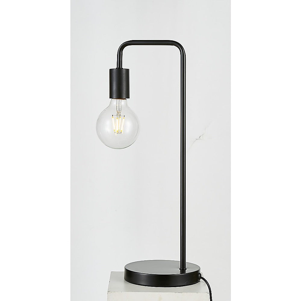 Modern Table lamp Desk Light Bedside Bedroom Black