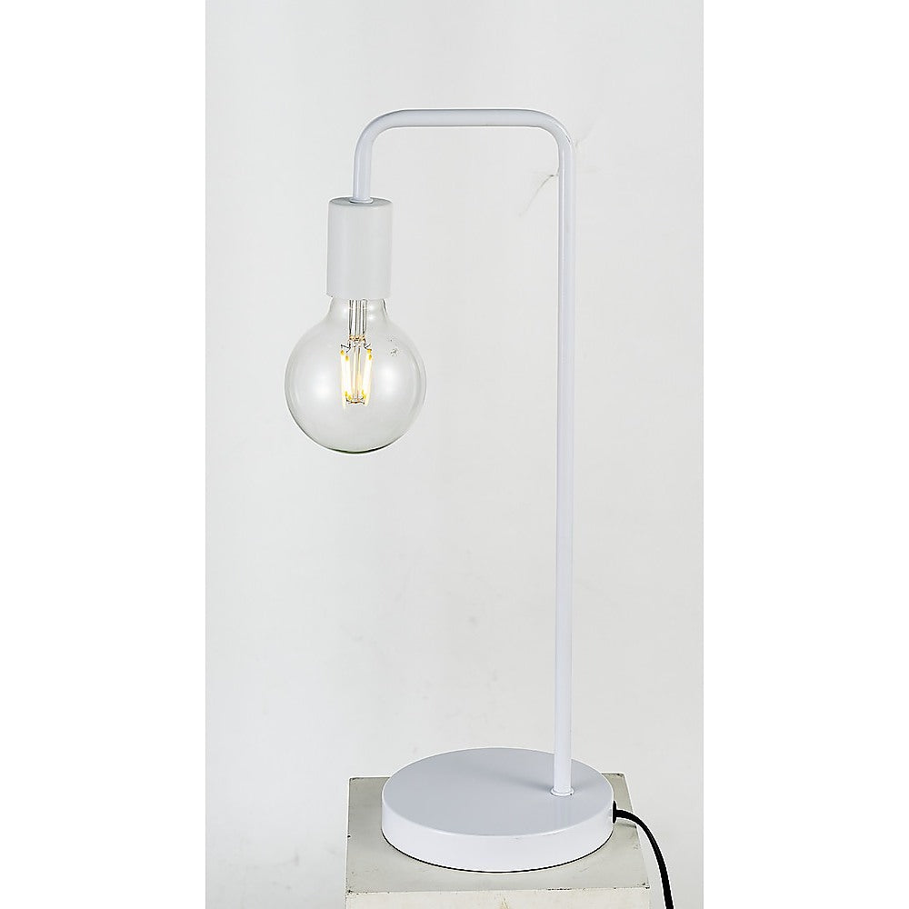 Modern Table lamp Desk Light Base Bedside Bedroom White