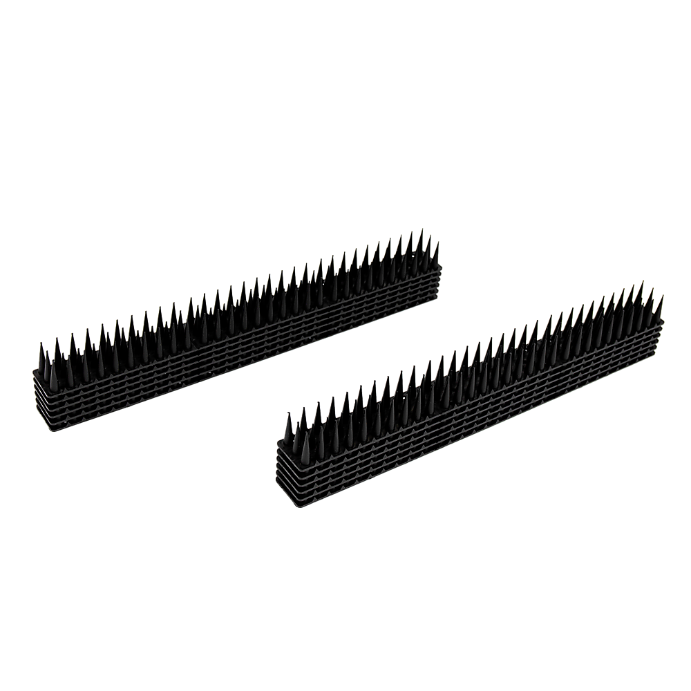 12PC Plastic Bird Spikes Pest Control, Spiked Fence Deterrent