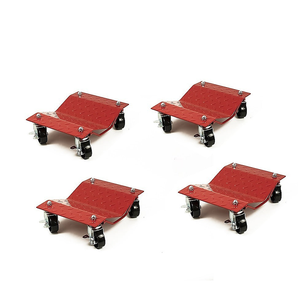 Auto Dolly Car Dolly Wheel Tire 12"x16" Skate 6000lb Repair Slide Set of 4