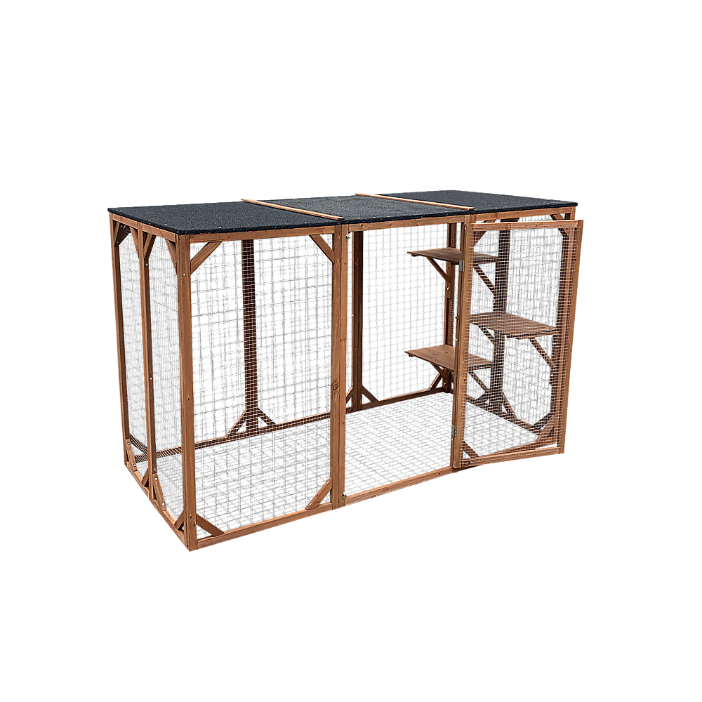 Outdoor cat clearance crate