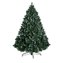 Jingle Jollys Christmas Tree 2.4M Xmas Trees Decorations Snowy 1500 Tips