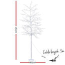 Jingle Jollys Christmas Tree 2.1M 480 LED Trees With Lights Warm White