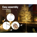 Jingle Jollys Christmas Tree 2.1M 480 LED Trees With Lights Warm White
