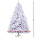 Jingle Jollys Christmas Tree 2.1M Xmas Trees Decorations White 1000 Tips