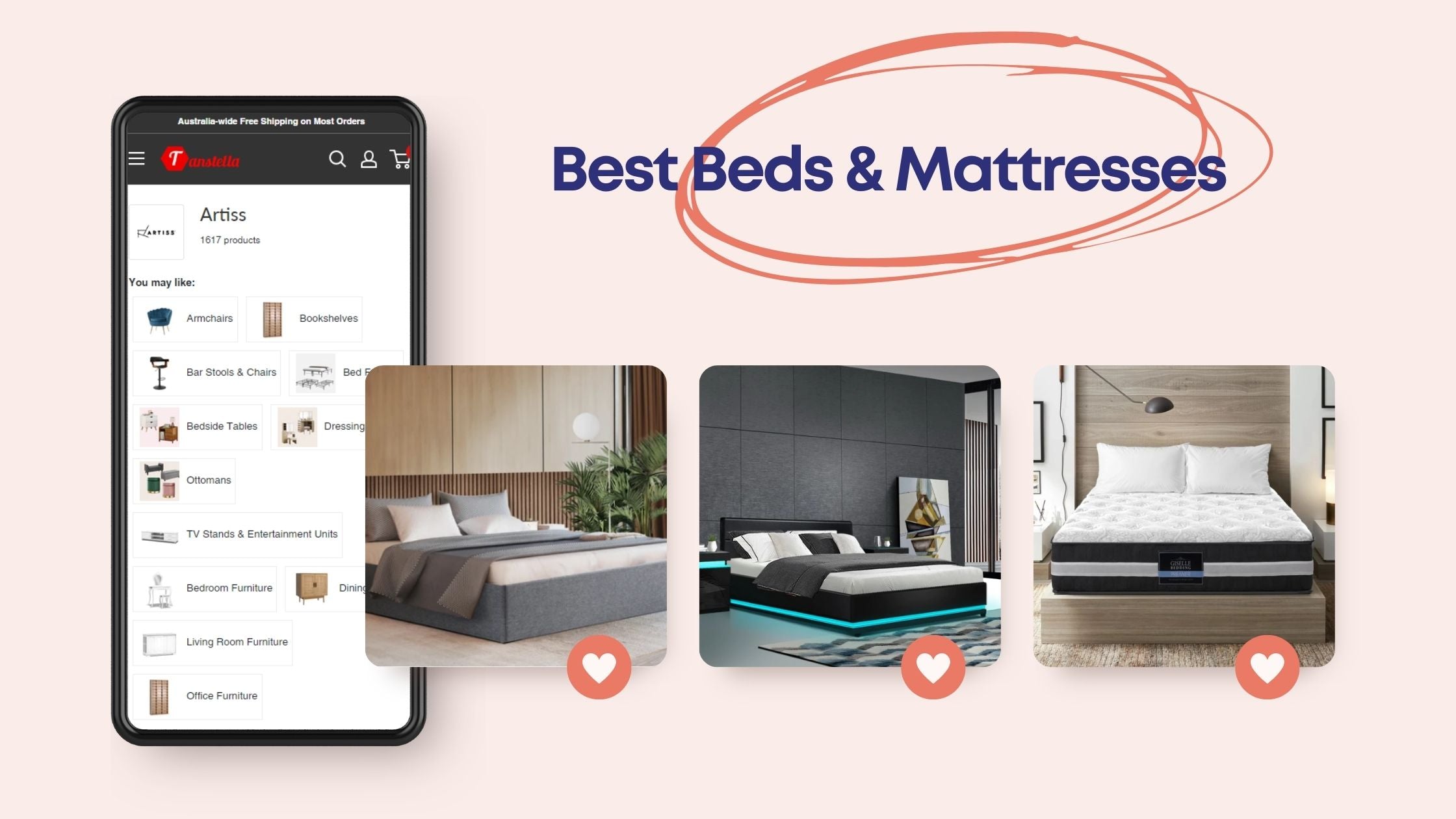 Our Best Beds & Mattresses Brand: Artiss and Giselle Bedding
