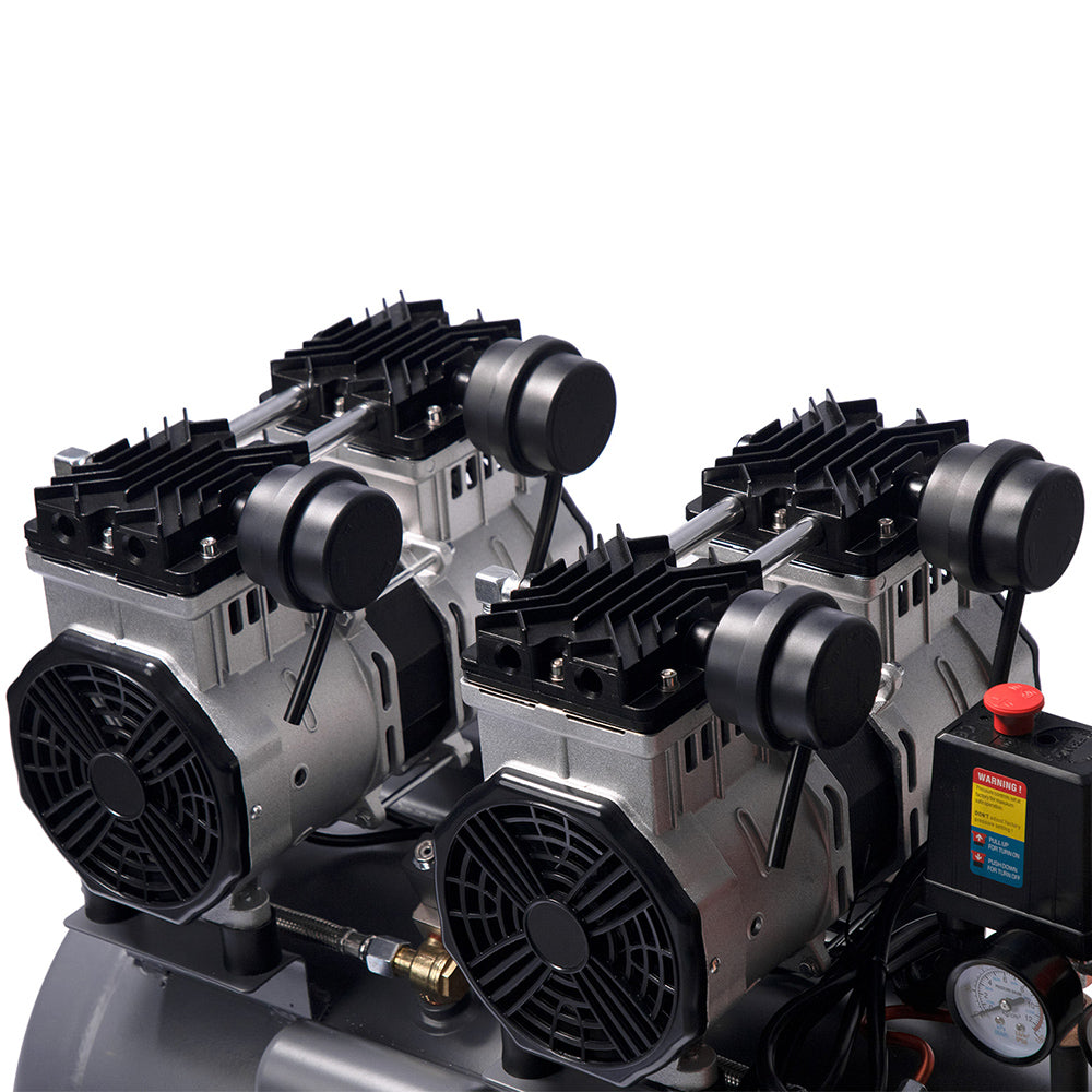Giantz 50L Air Compressor 3.0HP Oil-Free Quiet Electric Portable