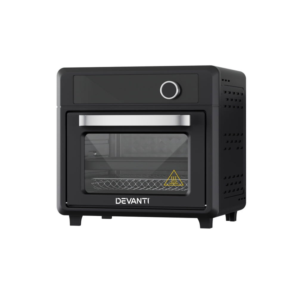 Devanti 20L Air Fryer Oven LCD Touch Black