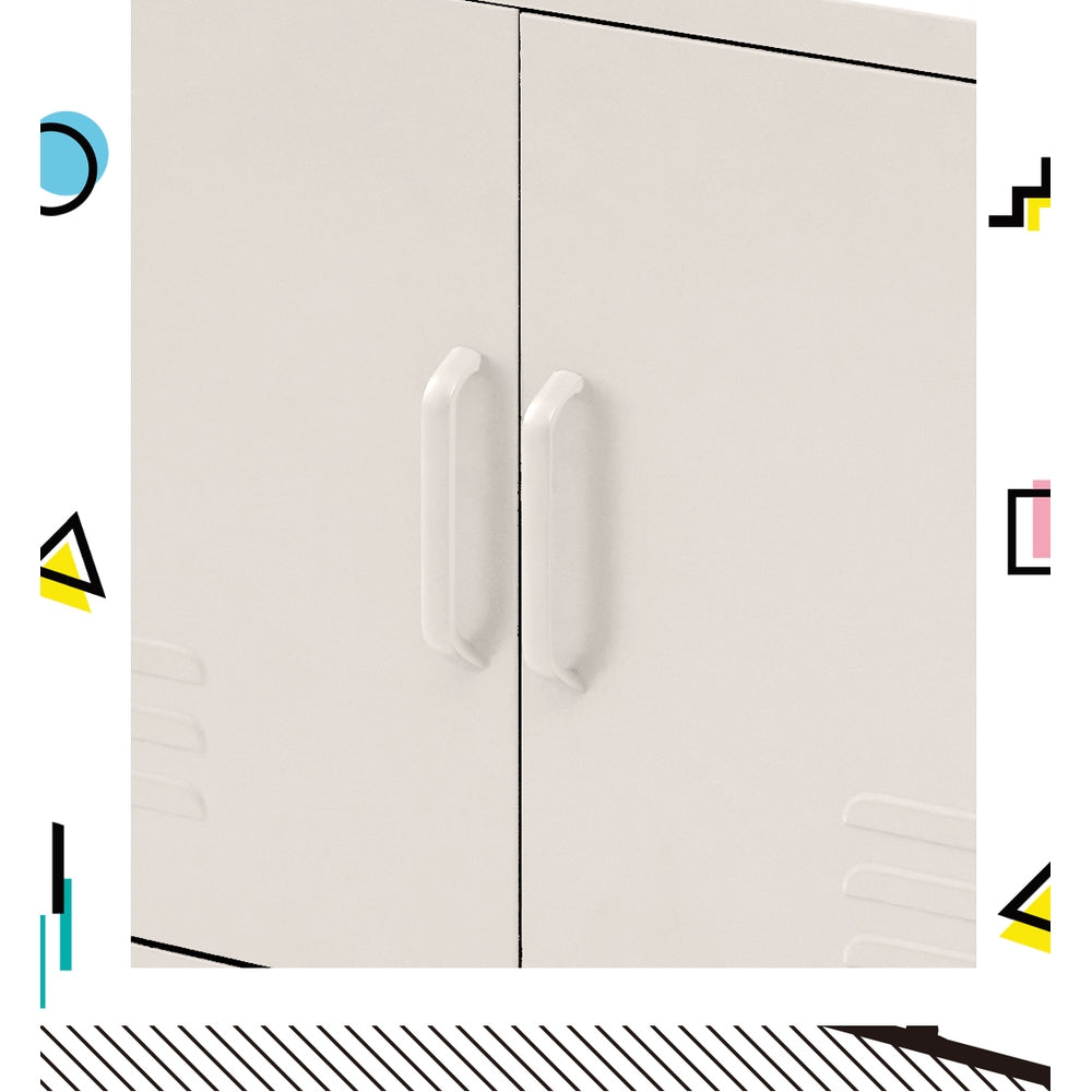 Sweetheart Metal Buffet Sideboard White