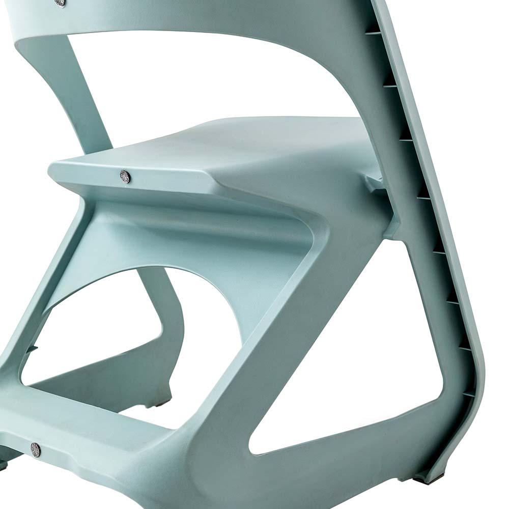 ArtissIn Set of 4 Stackable Dining Chairs Blue