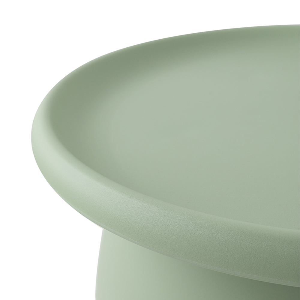 Round 71CM Coffee Table Plastic Green