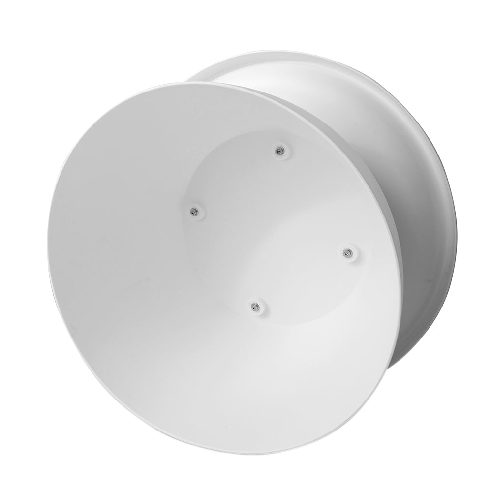 Round 71CM Coffee Table White Plastic