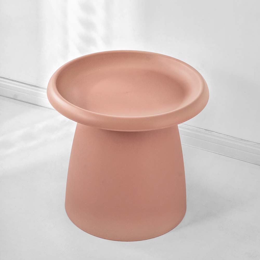 ArtissIn 52CM Round Coffee Table Pink