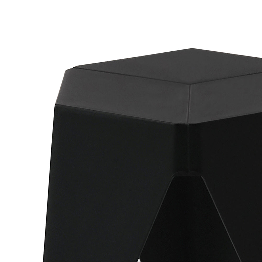 Puzzle 2-Pack Bar Stools Black
