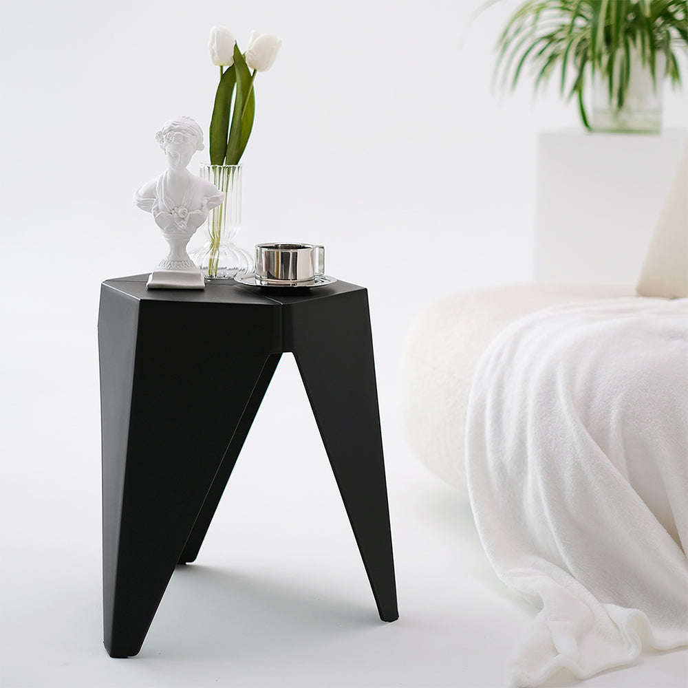 Puzzle 2-Pack Bar Stools Black