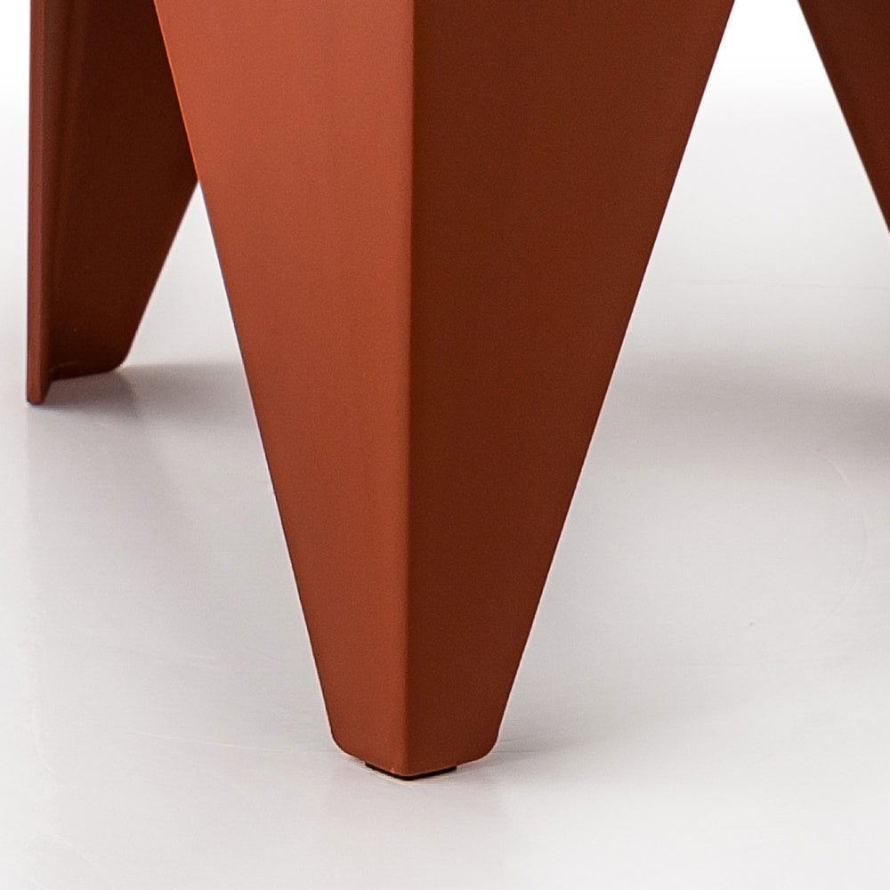 Puzzle 4PC Stackable Bar Stools Red