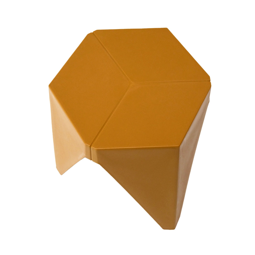Puzzle 4PC Stackable Bar Stools Yellow