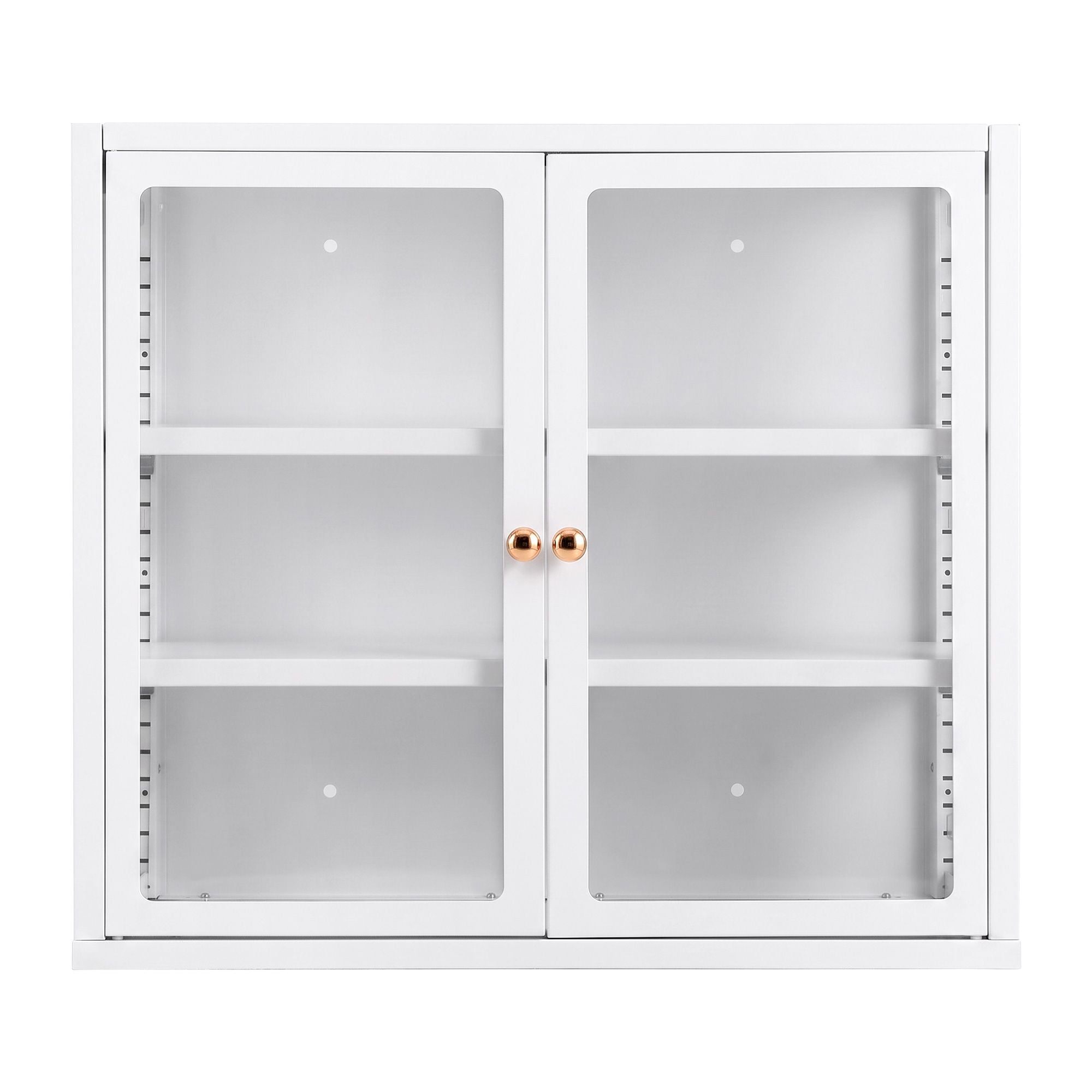 Artiss Buffet Cabinet Sideboard Wall Mounted Clear Display Storage 60cm White