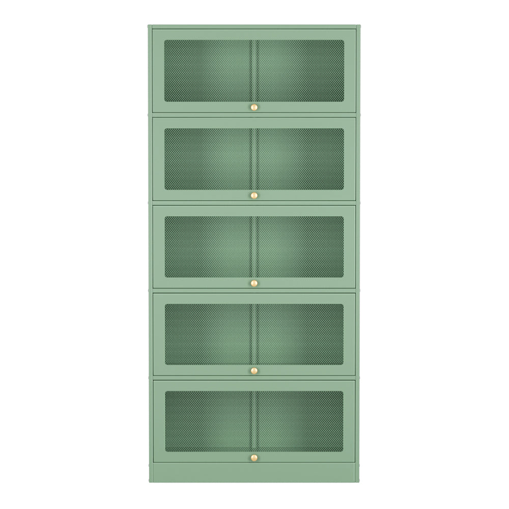ELIA Green Metal Buffet Sideboard Cabinet