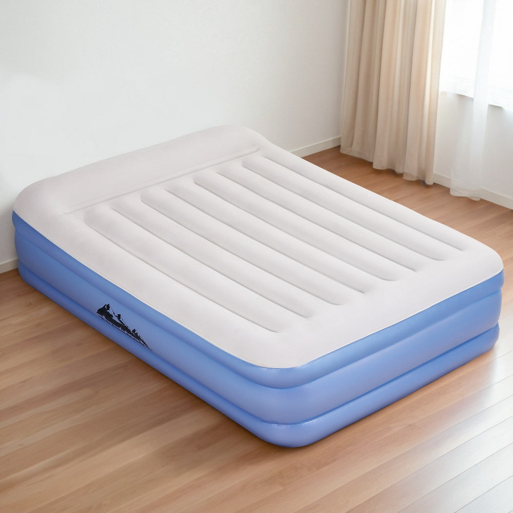 Weisshorn Queen Air Mattress Inflatable Bed 46cm Flocked Surface