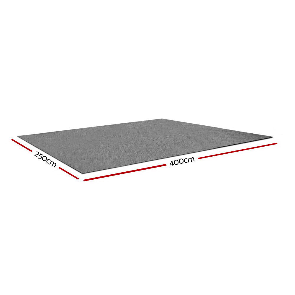 Weisshorn 4x2.5m Annex Matting Caravan Camping Floor Mats Grey