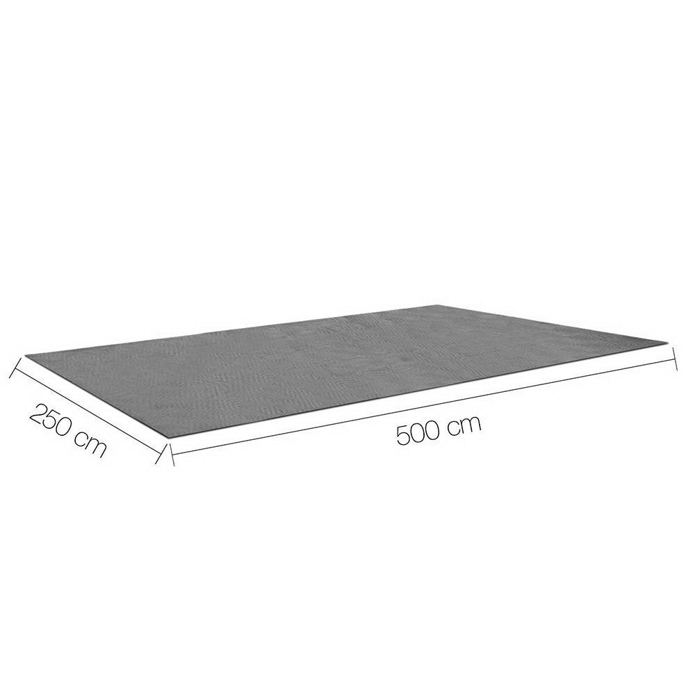 Weisshorn 5m x 2.5m Caravan Camping Annex Matting 600GSM Grey