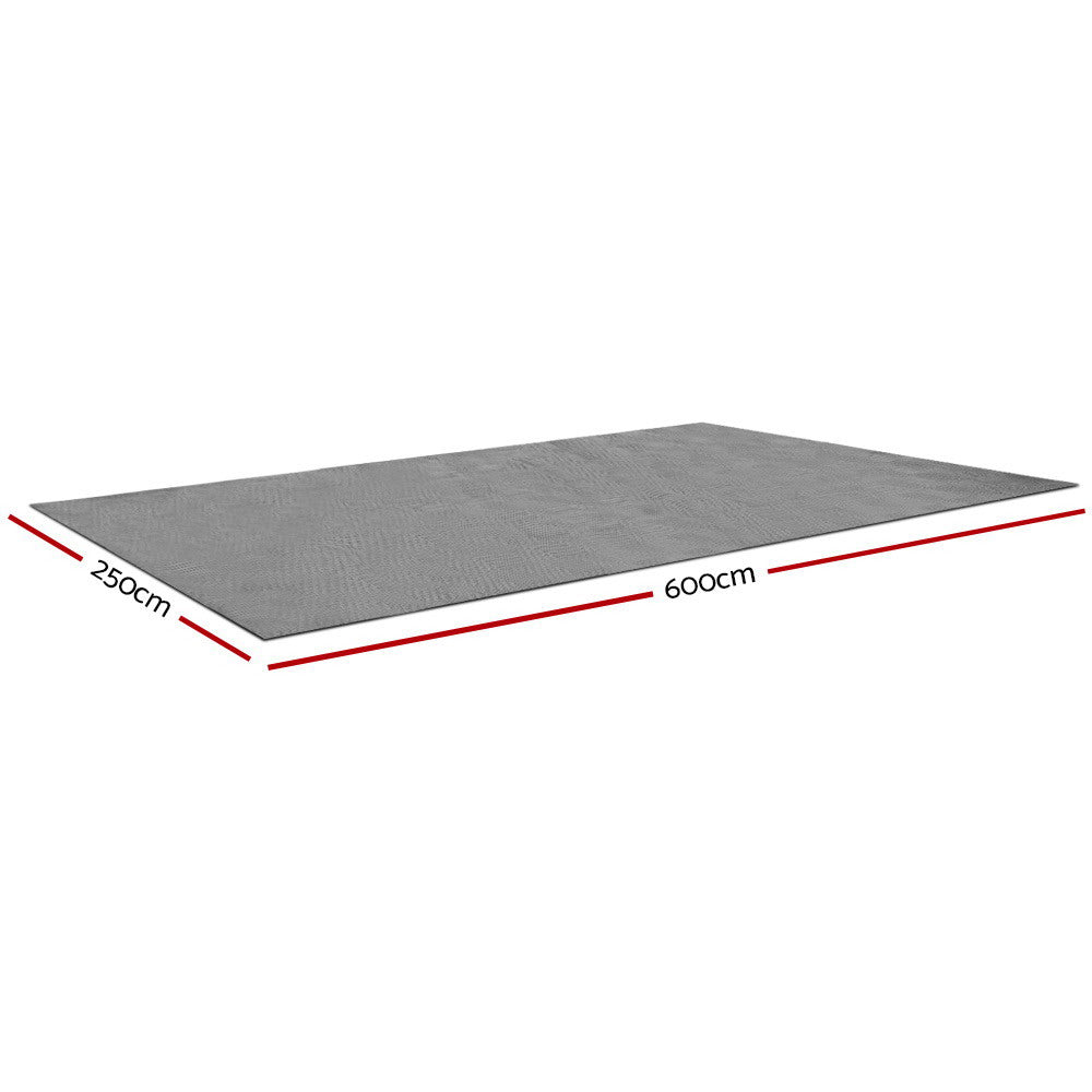 Weisshorn 6m x 2.5m Caravan Camping Annex Matting Grey