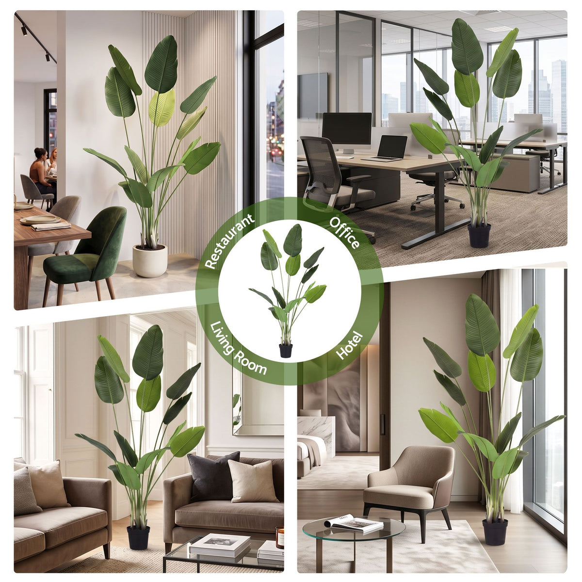 Artiss Artificial Bird of Paradise Plant 180cm Indoor Home Decor