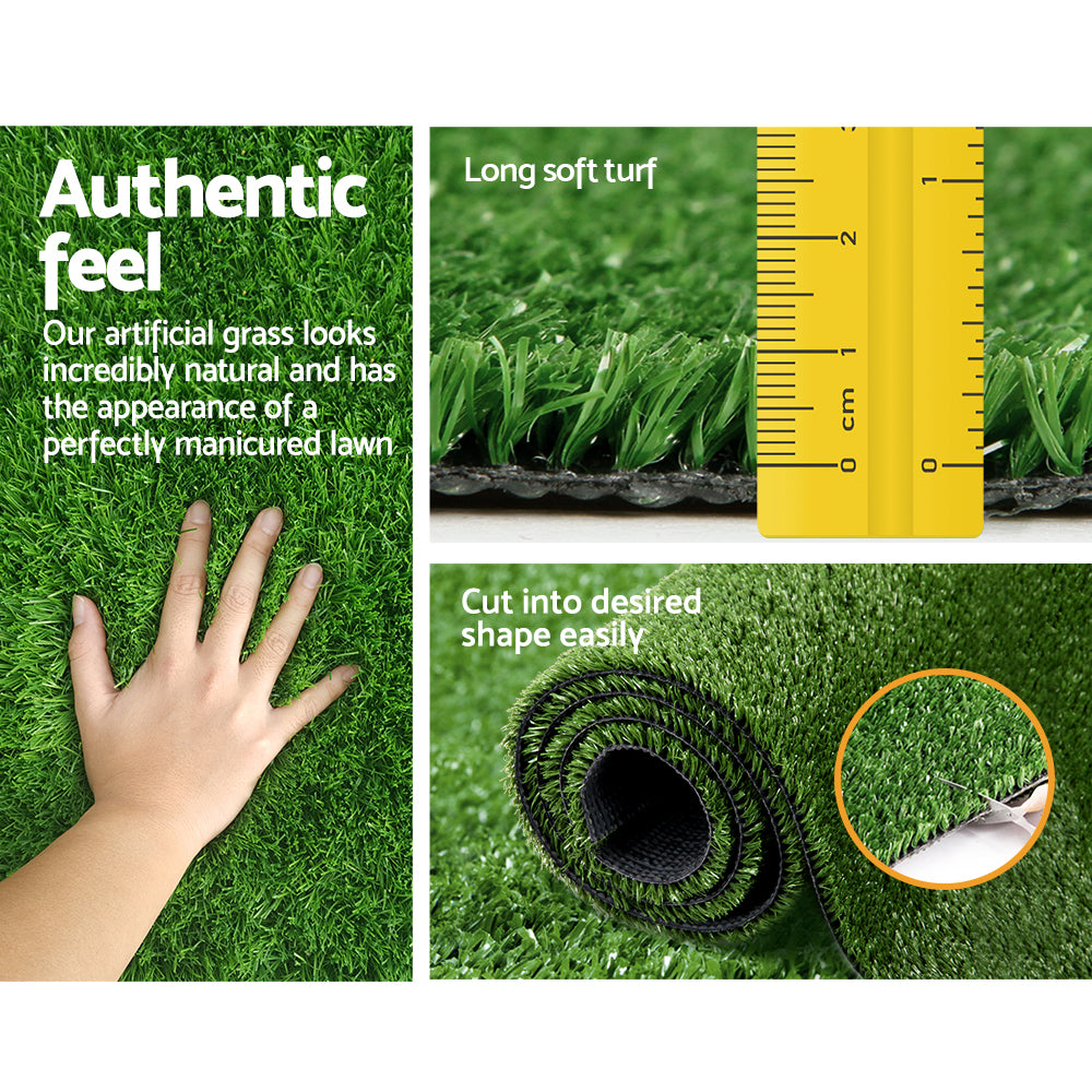 Prime Turf 2x5m Synthetic Grass 10mm Olive Green