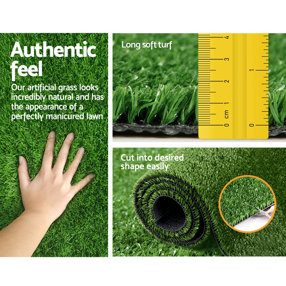 Prime Turf 2x5m Artificial Grass 17mm Olive Green