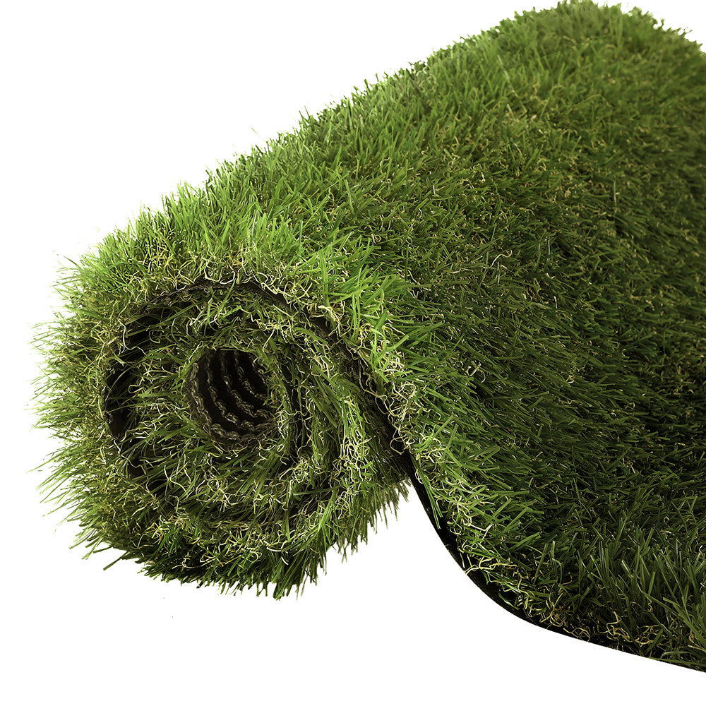 Prime Turf Artificial Grass 35mm 1mx10m Synthetic Fake Lawn Turf Plastic Plant 4-coloured