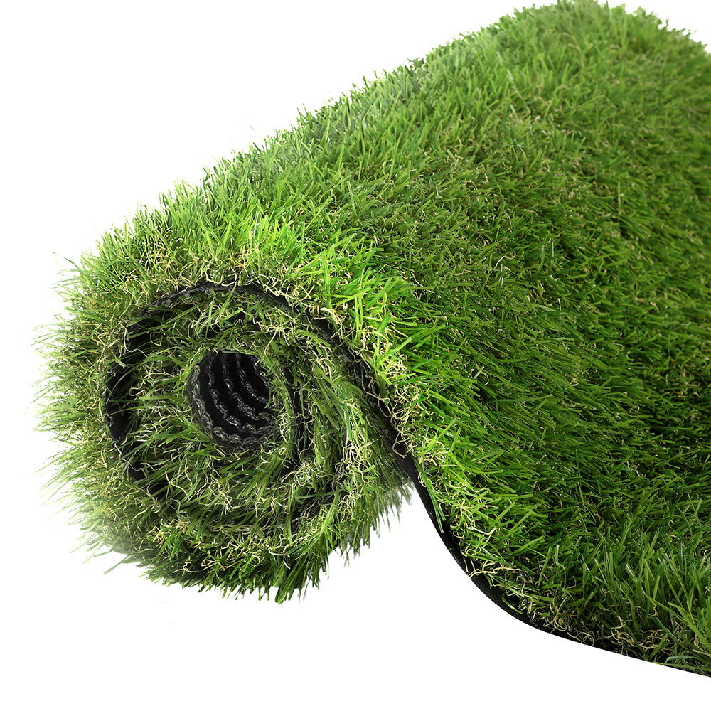 Prime Turf 10SQM Artificial Grass 35mm 4-Coloured Synthetic Lawn