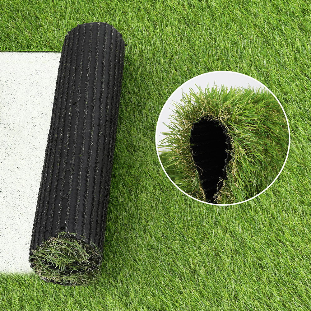 Prime Turf 10SQM Artificial Grass 35mm 4-Coloured Synthetic Lawn