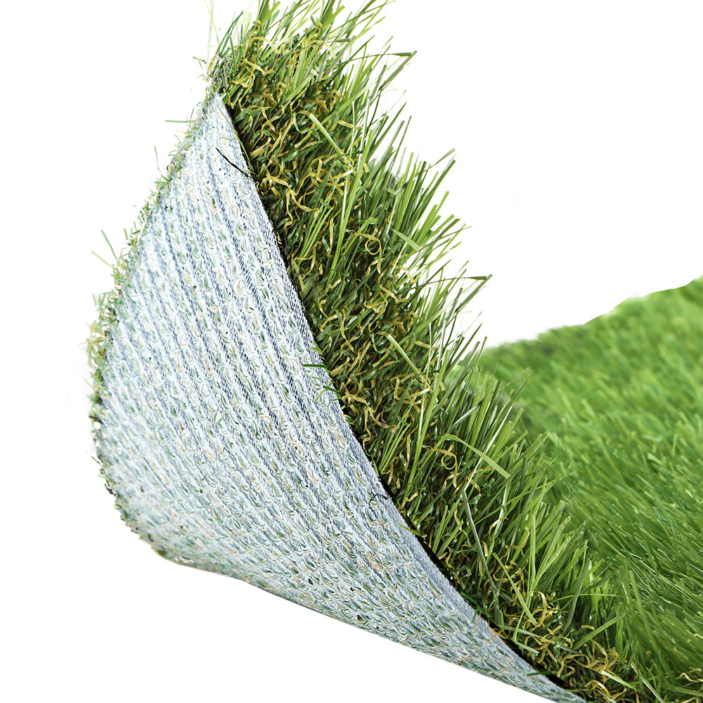 Primeturf 20m Artificial Grass 30mm 4-Tone Synthetic Lawn