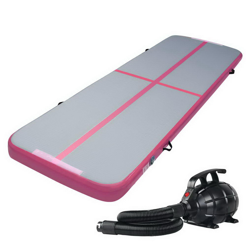 GoFun 3m Air Track Mat Inflatable Gymnastics Pink