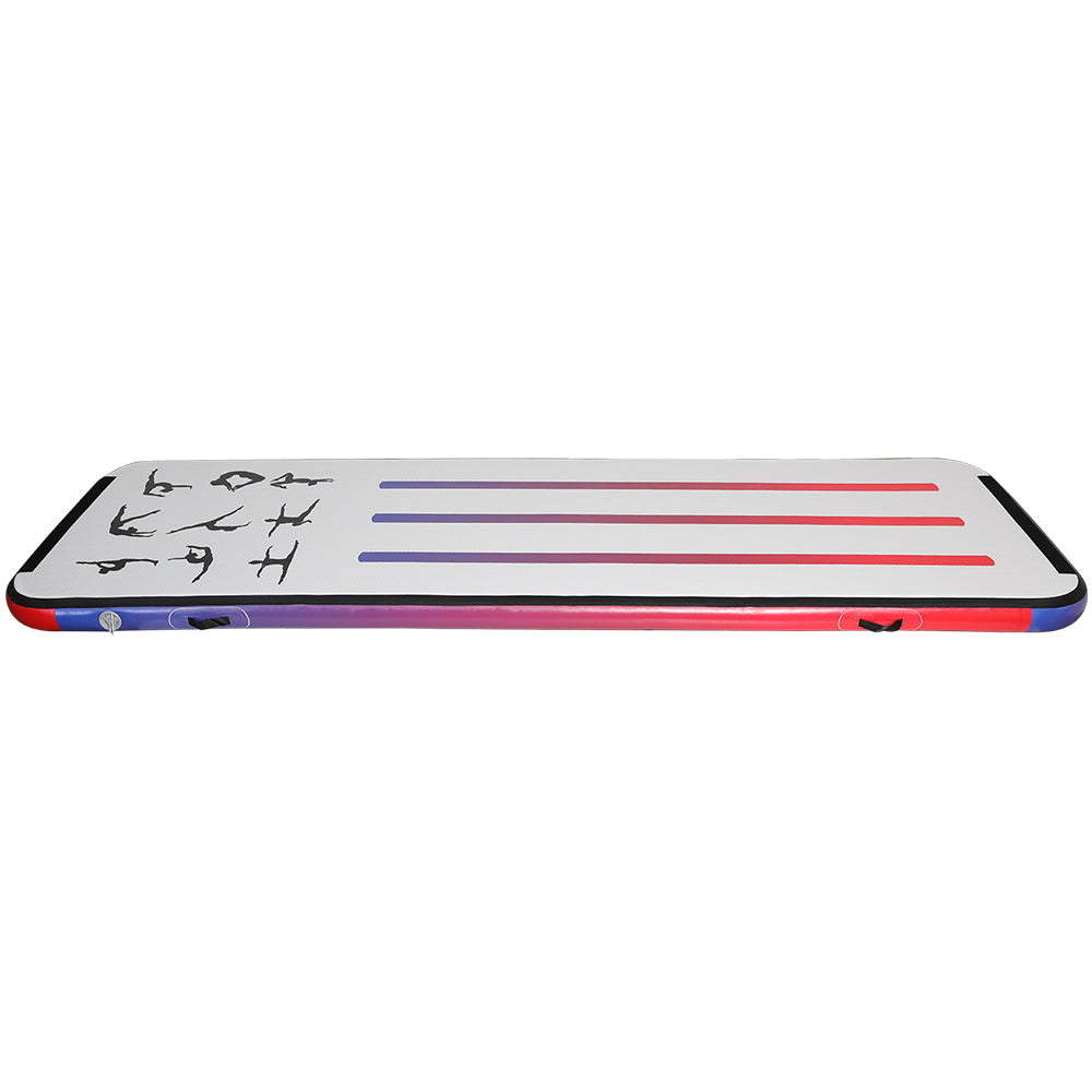 Everfit 3M Gymnastics Tumbling Mat Air Track Purple