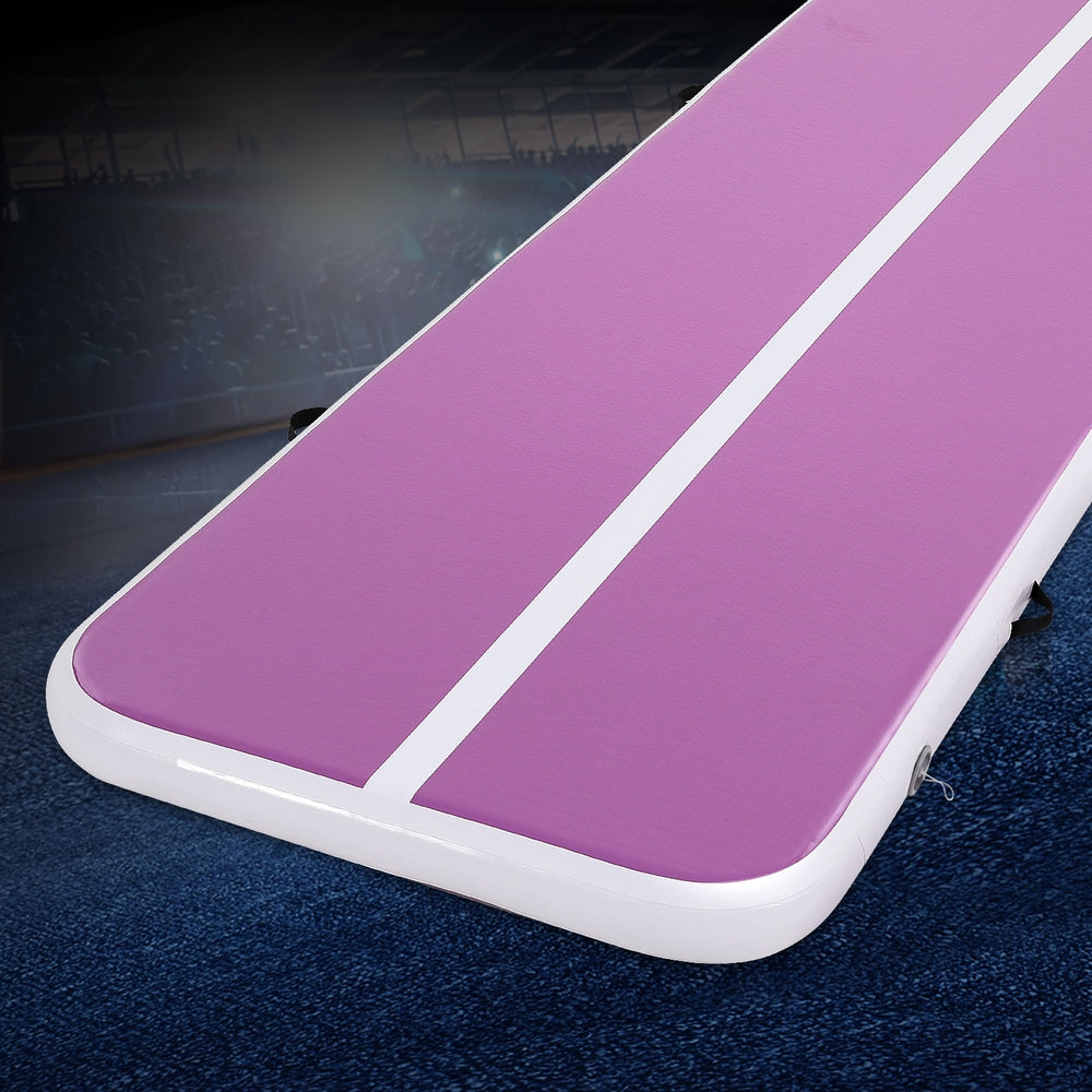 Everfit 3M Inflatable Gymnastics Air Track Mat Purple