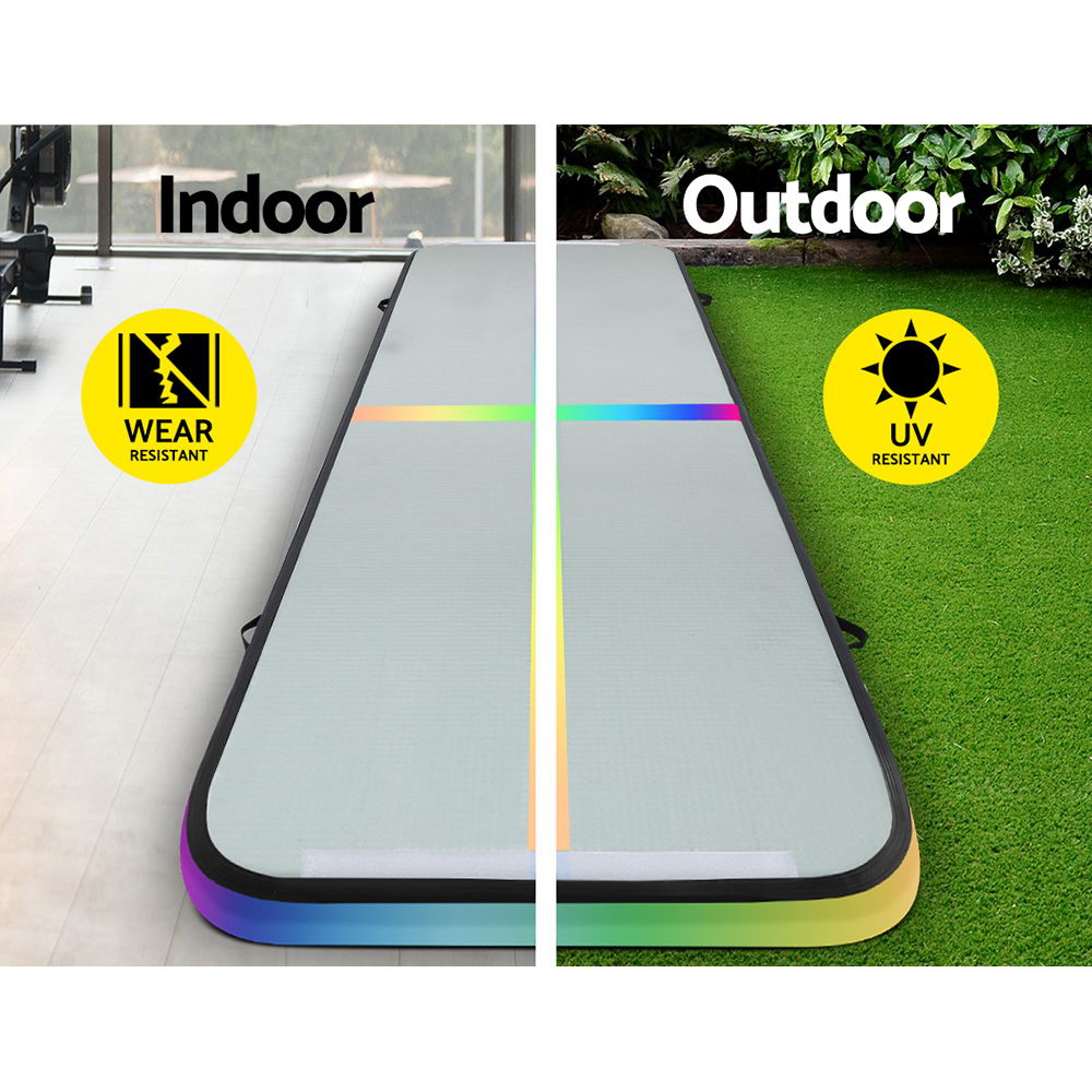 Everfit 4m Air Track Inflatable Tumbling Mat Gymnastics Yoga