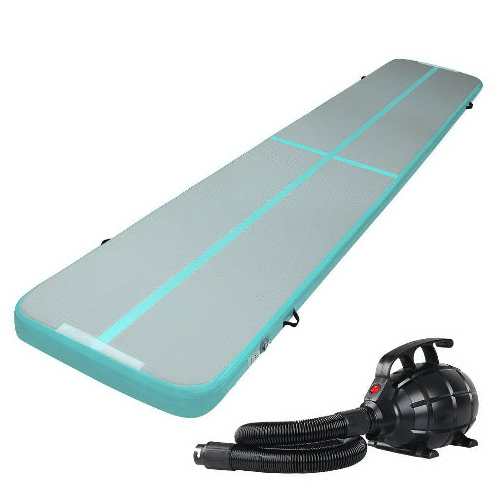 GoFun 5x1m Inflatable Air Track Mat Gymnastics Green