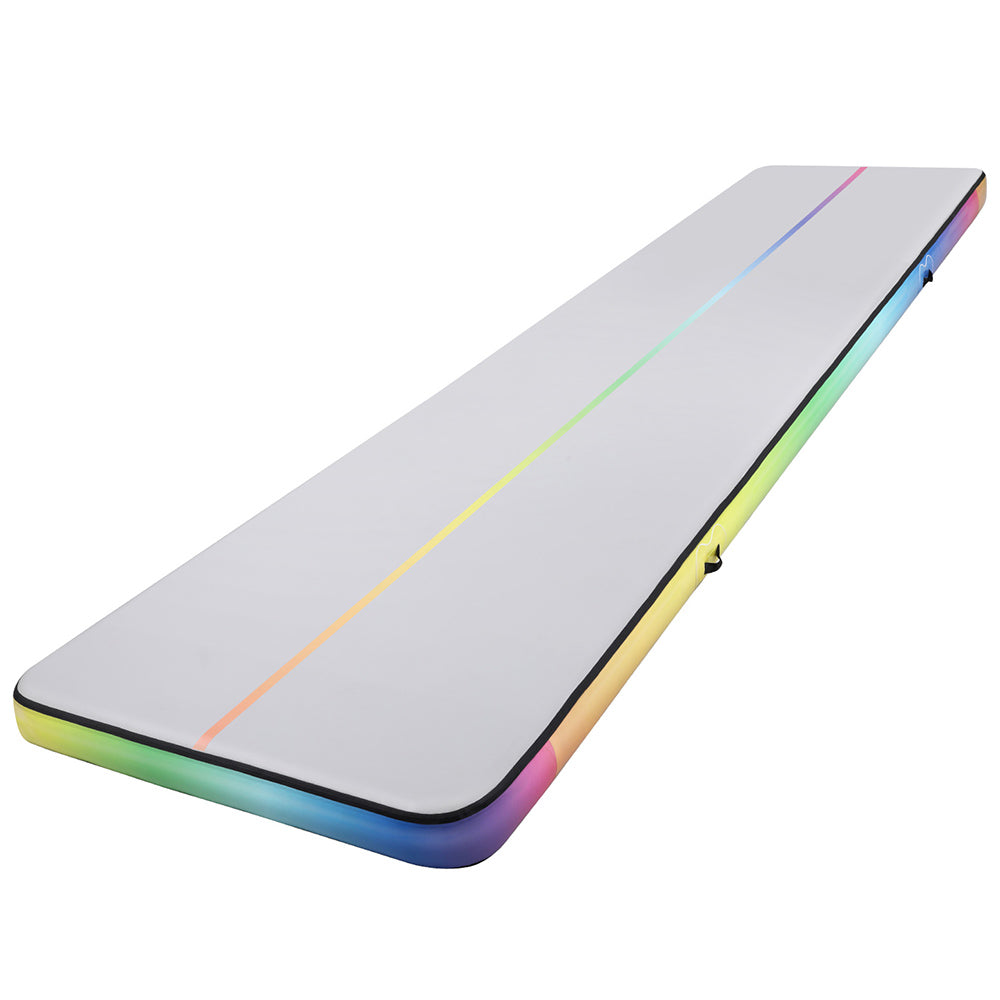 Everfit 6M Inflatable Gymnastics Tumbling Mat Multi-Colour