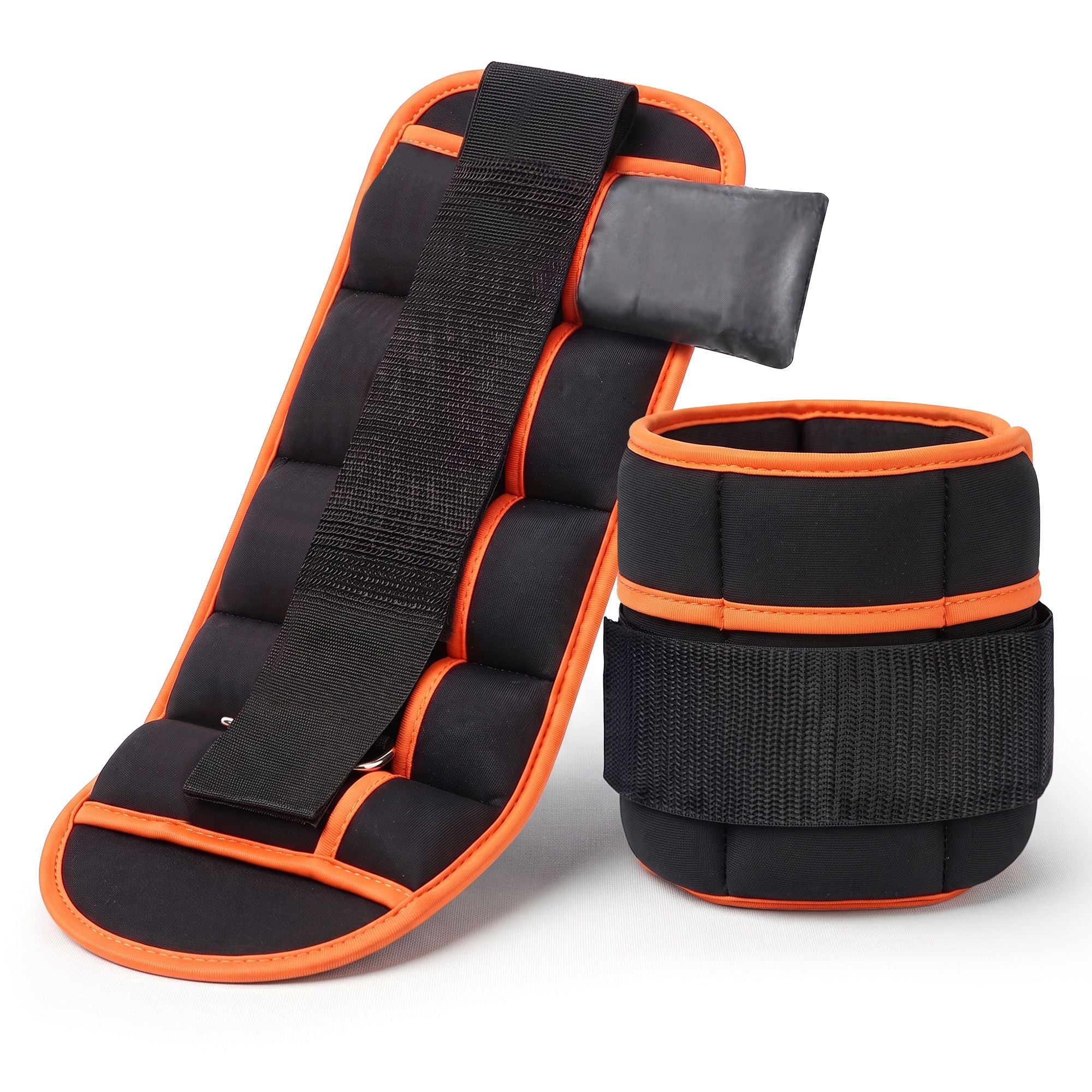 Everfit Adjustable Ankle Weights, 1 Pair 0.9-4.55Kg Removable Sandbags for Women & Men, Wrist Weights & Leg Weights for Home Gym, Pilates, Walking, Strength Training