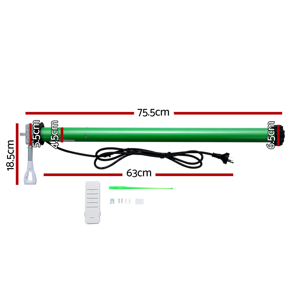 Instahut 230V Awning Replacement Motor Remote Control 40NM
