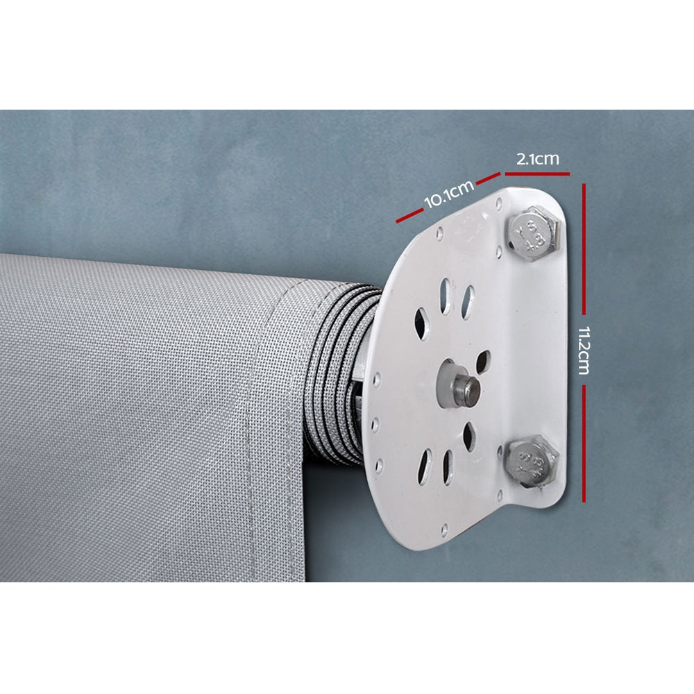Instahut 3x2.5M Outdoor Roll Down Blinds Grey