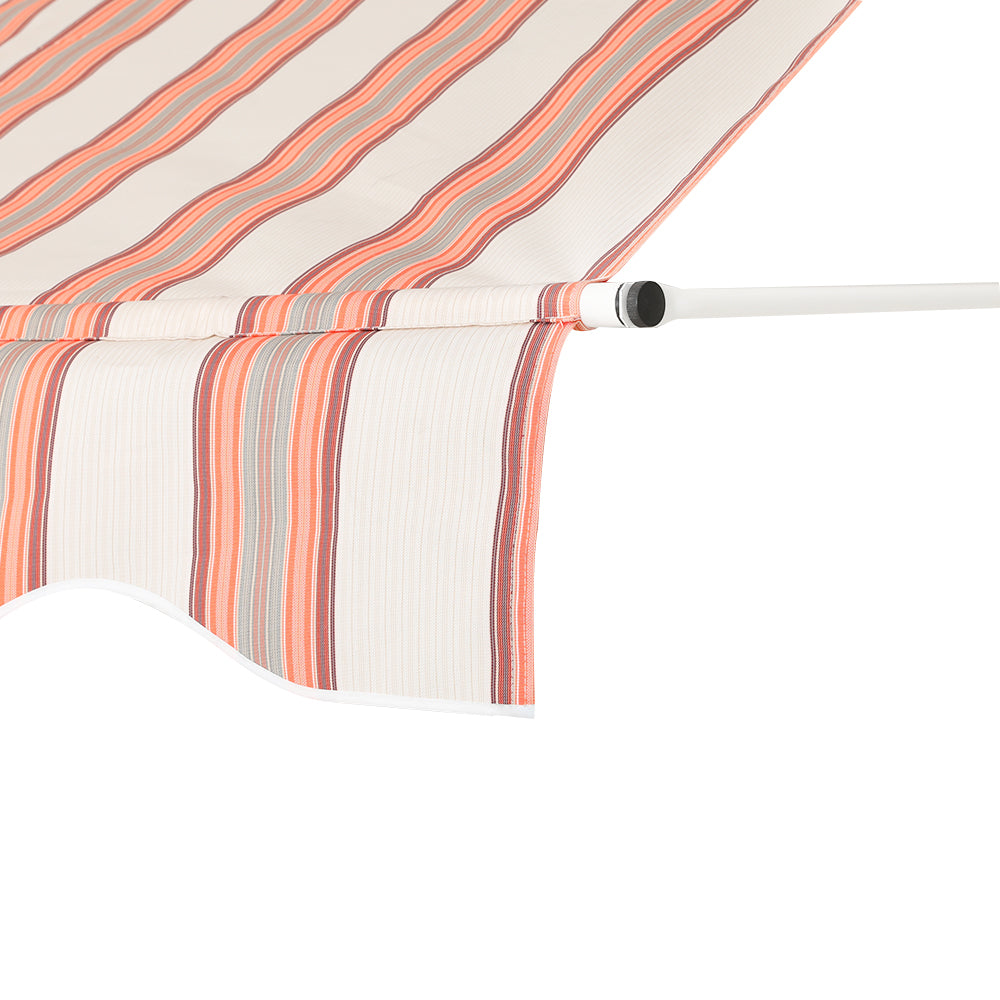 Instahut 2x1.8M Outdoor Pivot Arm Awning Beige/Brown