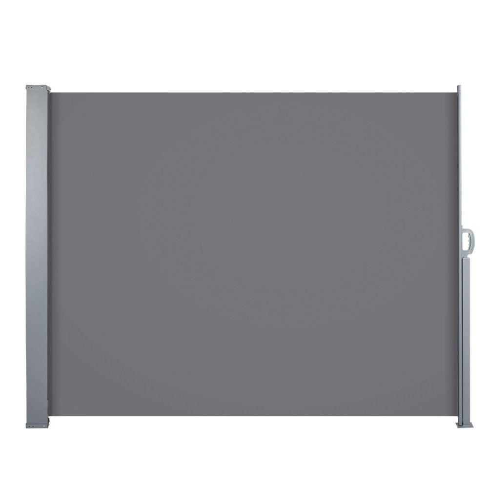 Instahut 1.4x3M Retractable Side Awning Sun Shade Grey