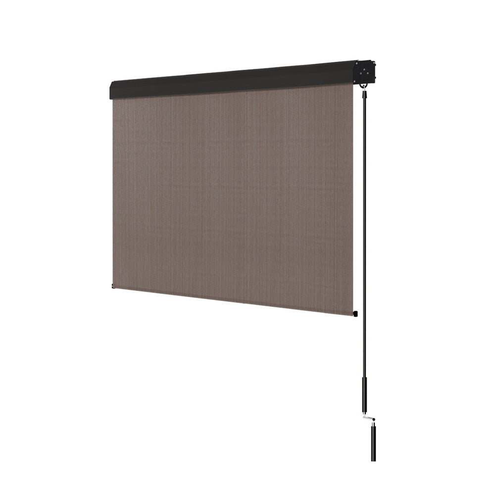 Instahut 3x2.5M Outdoor Retractable Awning Blind Brown