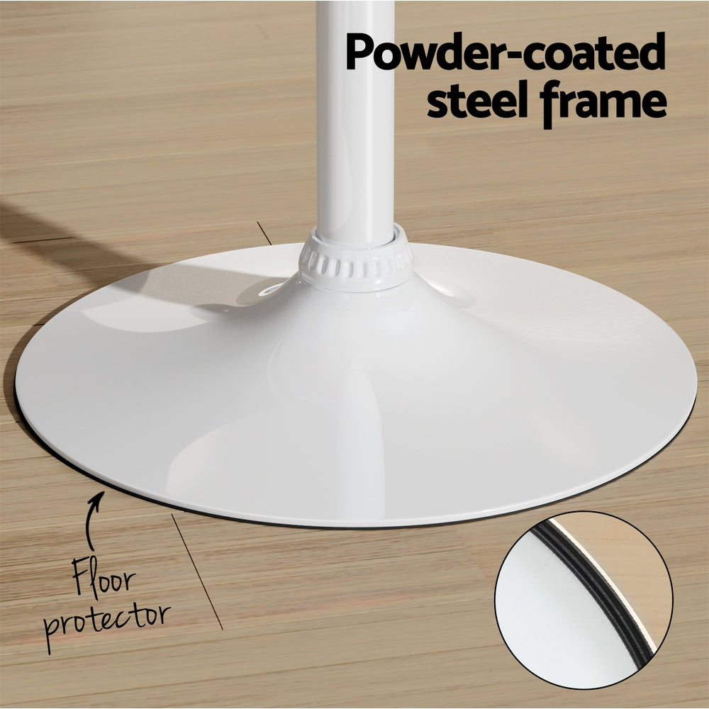 Aine 60cm Bar Table Swivel Gas Lift Pine