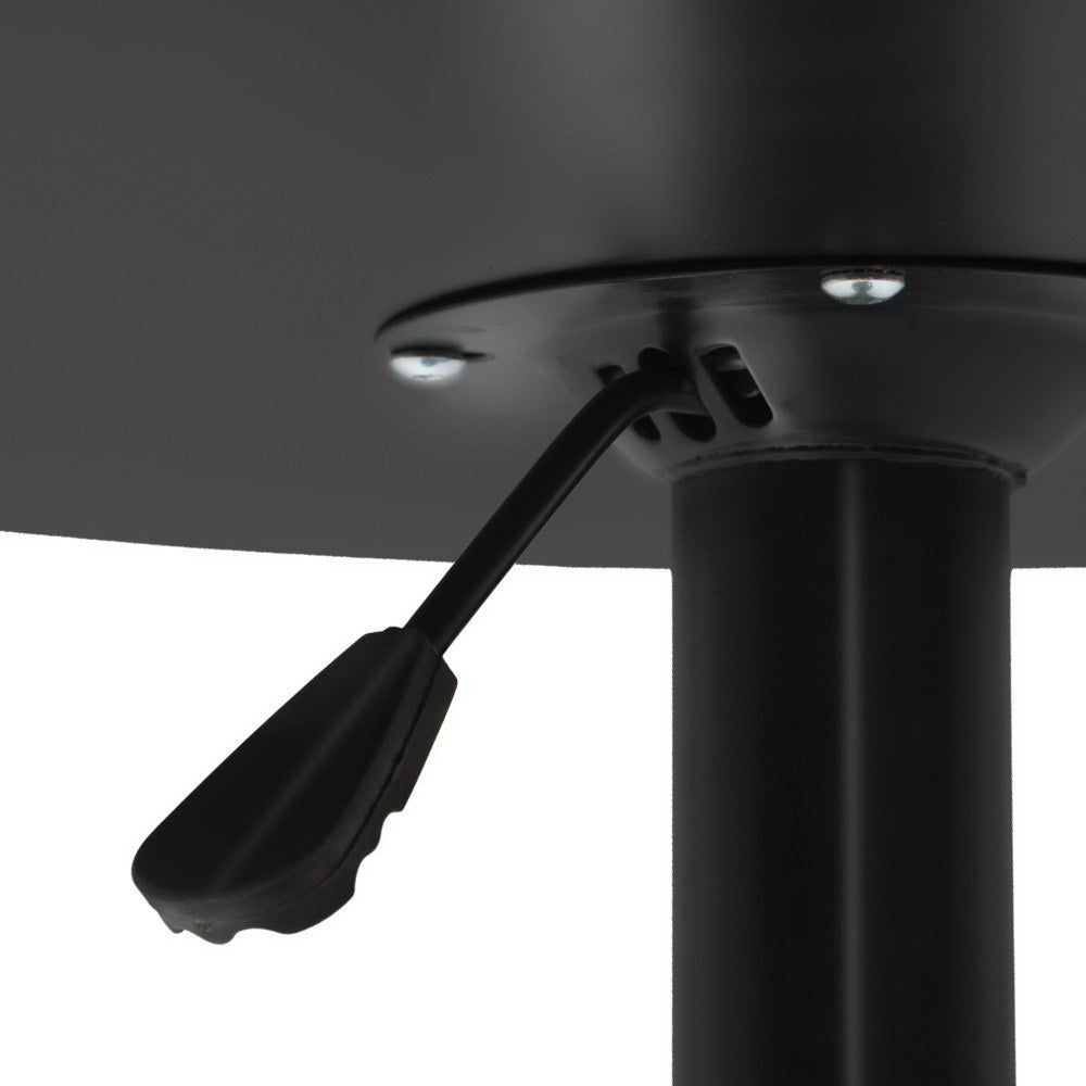 Artiss Round Bar Table Gas Lift Black