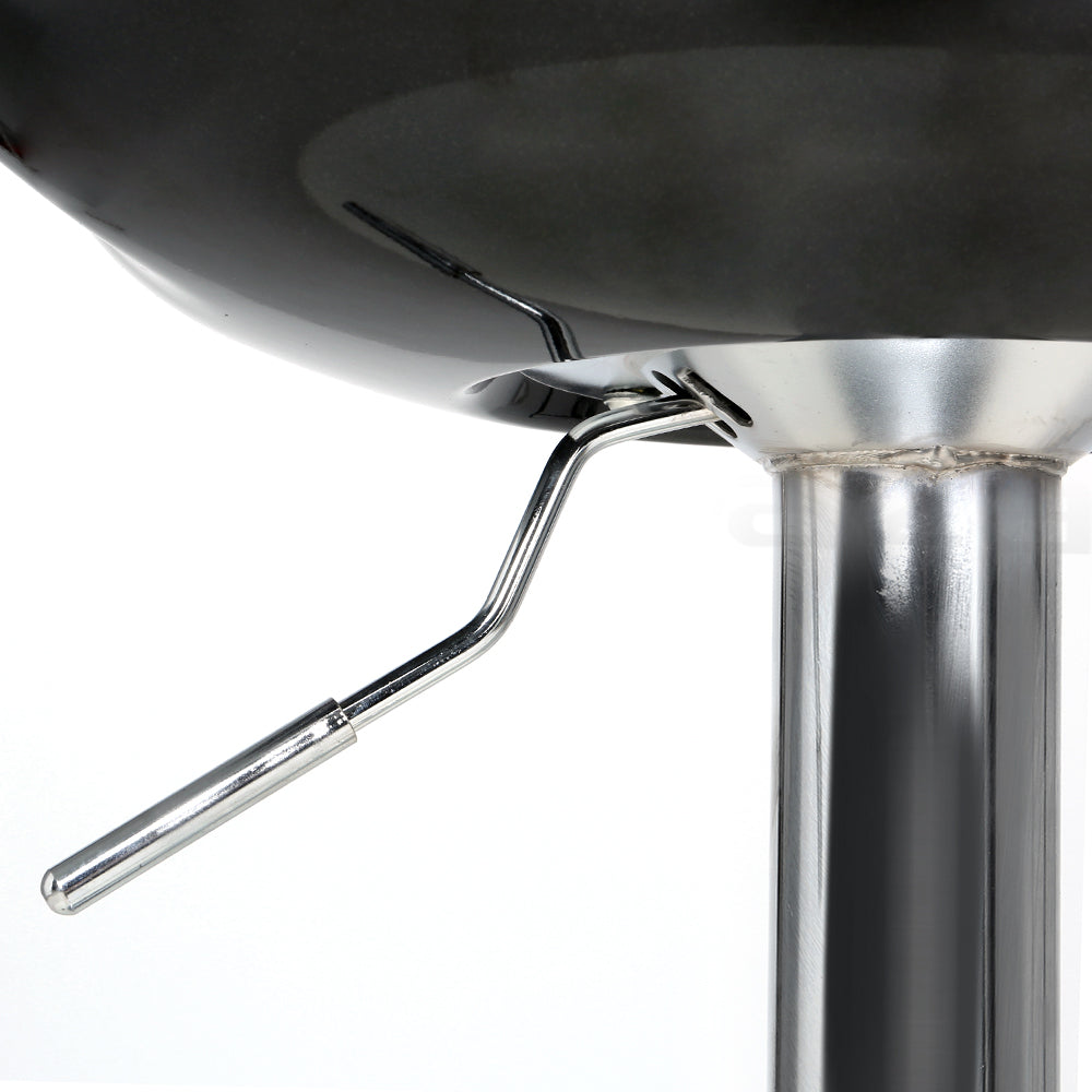 Dekker Bar Stools Set of 2 Gas Lift Black